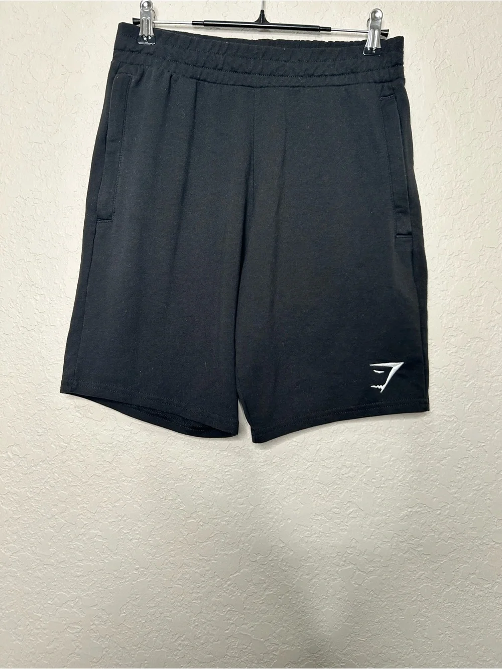 Gymshark Essential Black Sweat Shorts XS Athletic Lounge Pocket Shorts